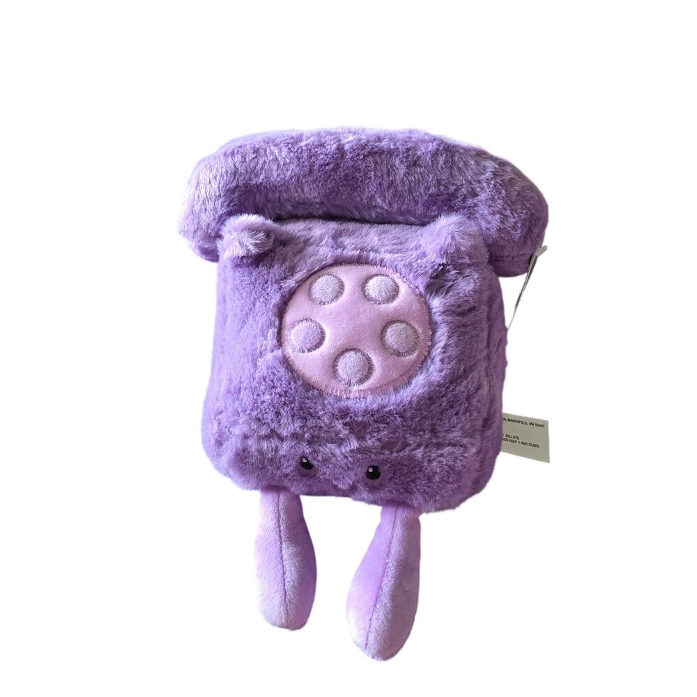 Gigglescape Purple Telephone Plush Stuffed Animal Toy NEW Collectible